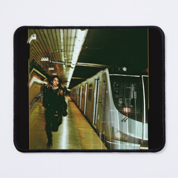 Item preview, Grunge Alternative Boy Running Subway Poster Photograph designed and sold by JBIRDPHOTOGRAPH.