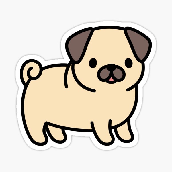 Item preview, Pug designed and sold by littlemandyart.