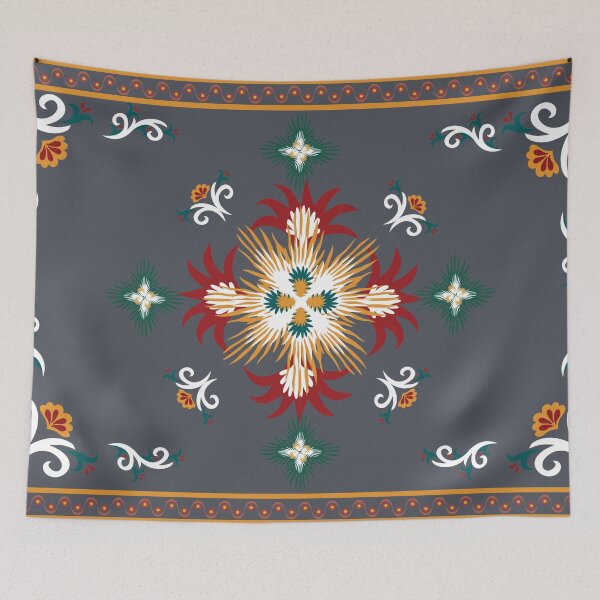 Item preview, Asian-style carpets have beautifully colored flowers. designed and sold by Wunnipaogtun.