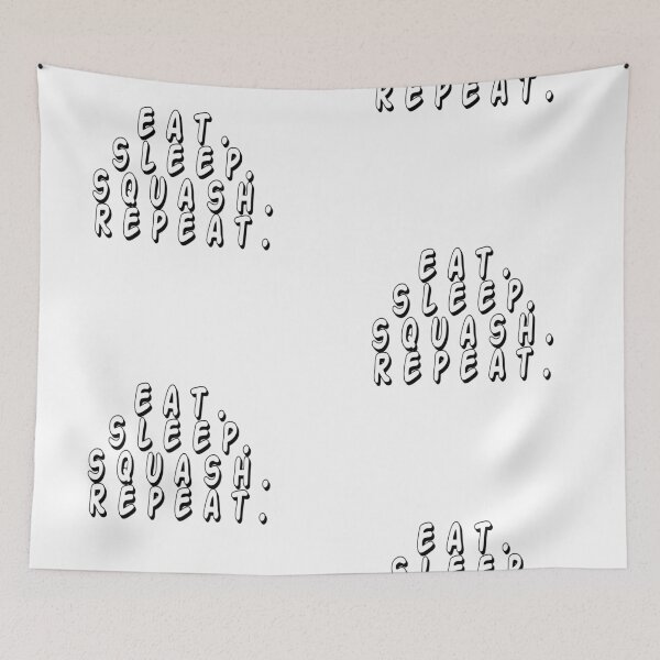 Item preview, eat sleep squash repeat designed and sold by Karisdesignss.