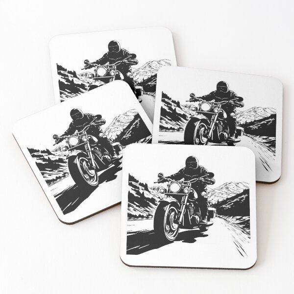 Item preview, Bikers Roadster Tour Big Motorcycle Chopper Ride Club Gang Route designed and sold by inkoutninja.