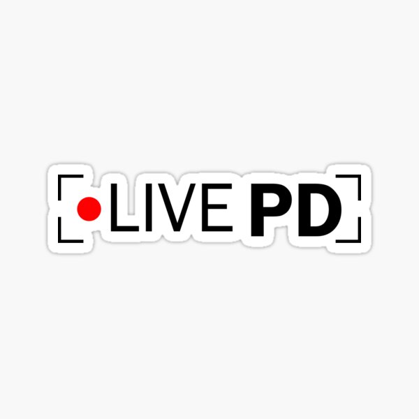 Vista previa del artículo con la obra «PD en vivo (negro)», diseñado y vendido por AllYouCanDesign.