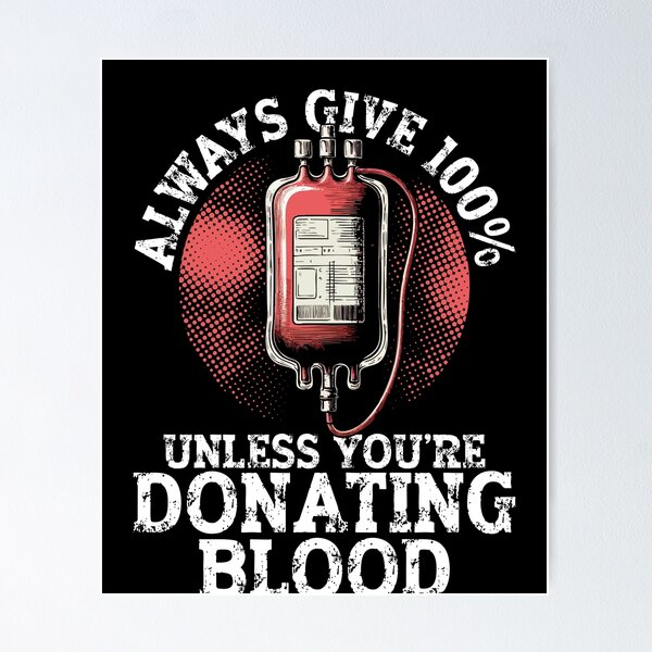 Item preview, Donante de sangre: donar siempre designed and sold by Clara Hollins.