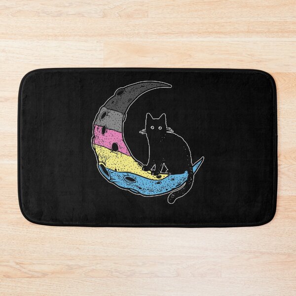 Item preview, Polygender Cat Moon LGBT Pride Flag designed and sold by Clara Hollins.
