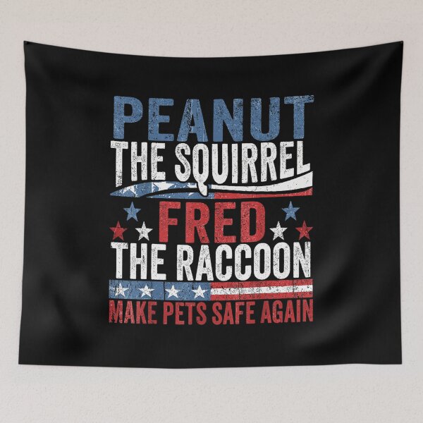 Item preview, Peanut the Squirrel & Fred the Raccoon Make Pets Safe Again designed and sold by Gala-Zae.