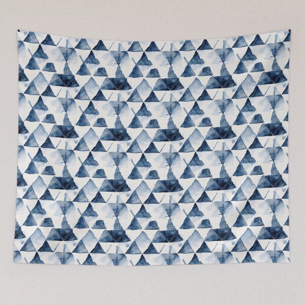 Item preview, Azure Triangles designed and sold by HarmonyCreation.