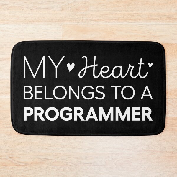 Item preview, My Heart Belongs To A Programmer Cute Programmer Wife designed and sold by RareBunny.