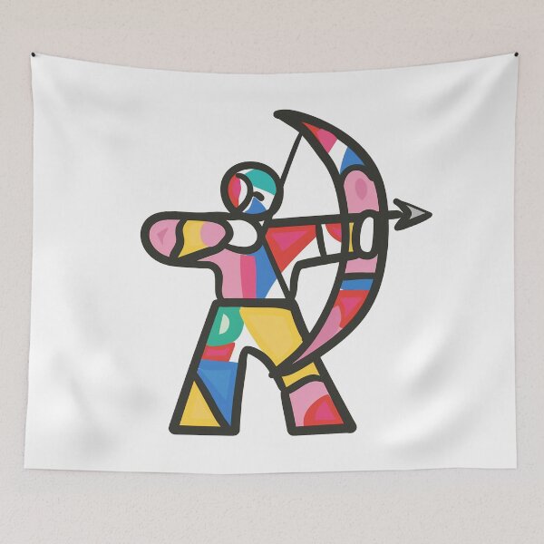 Item preview, Bold Line Archer Vibrant Abstract 80s Pop Art  designed and sold by Sturdust.