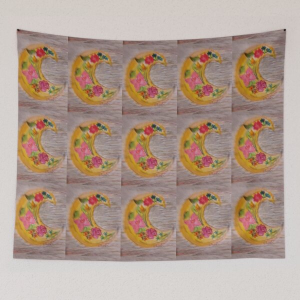 Item preview, moon floral fantasy designed and sold by Nicholes  Dream Visions.