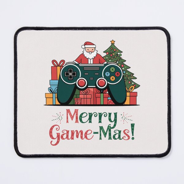 Item preview, Christmas Gaming T-Shirt: Merry Game-mas with Santa, Tree & Presents, Holiday Gamer Tee, Festive Video Game Top, Xmas Gamer Shirt, Gaming designed and sold by benjyjump.