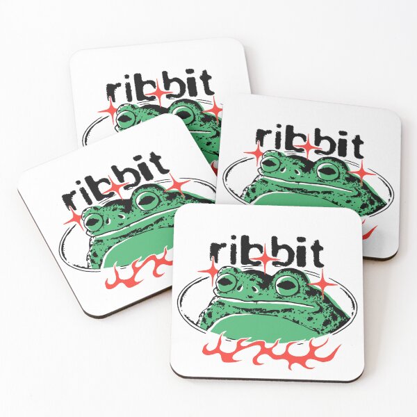 Item preview, Y2k ribbit frog flame designed and sold by PopcornpunkART.