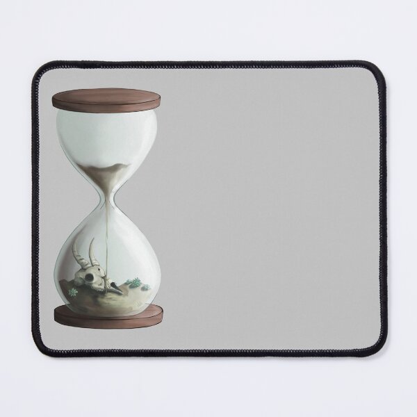 Item preview, Cow Skull in Plants and the Sand of a Desert Hourglass designed and sold by Heather Van Raden.