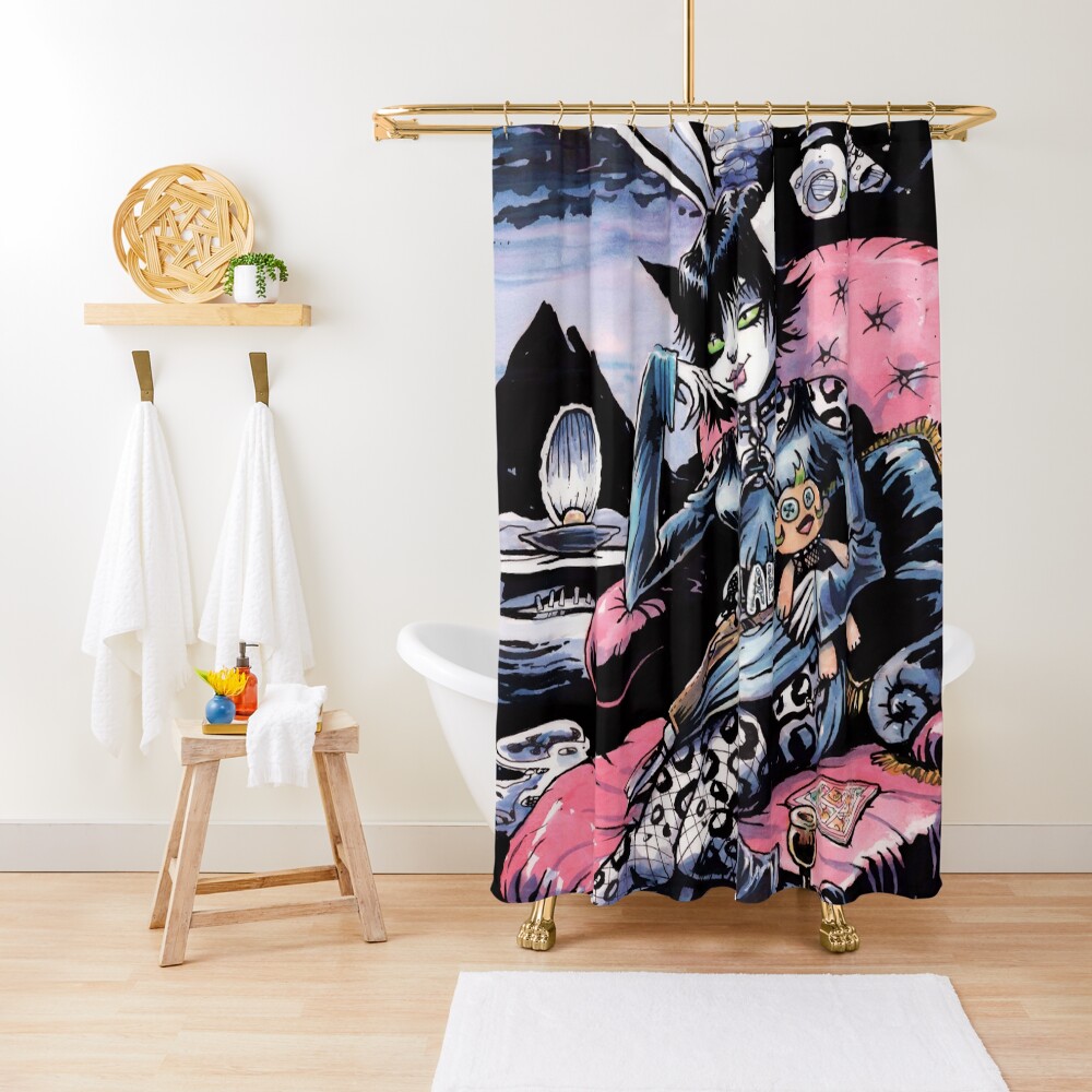 Item preview, Shower Curtain designed and sold by MrChuckles.