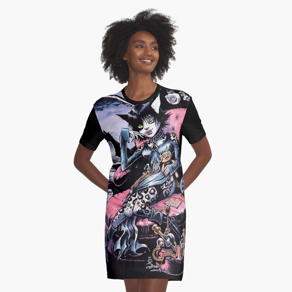 Item preview, Graphic T-Shirt Dress designed and sold by MrChuckles.