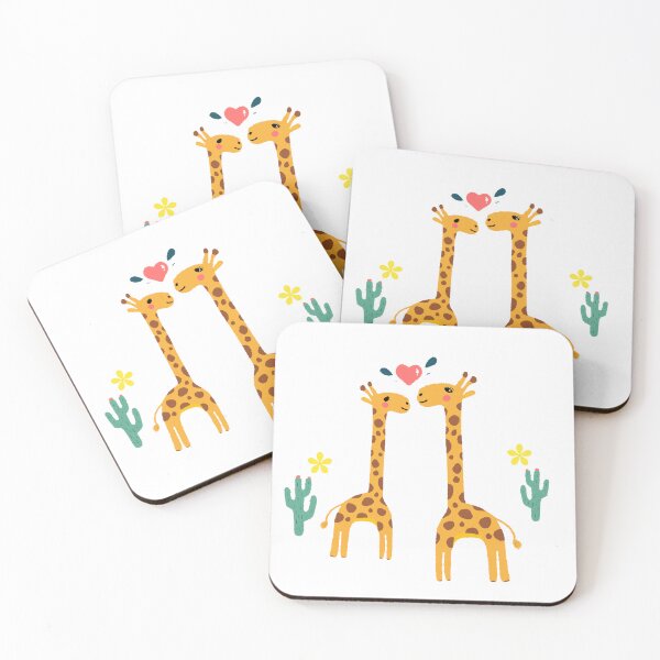 Item preview, Adorable  Giraffe  in love  designed and sold by wawaart.
