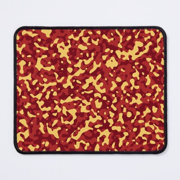 Item preview, Yellow Camouflage in Red and Dark Orange designed and sold by ModdiesColors.