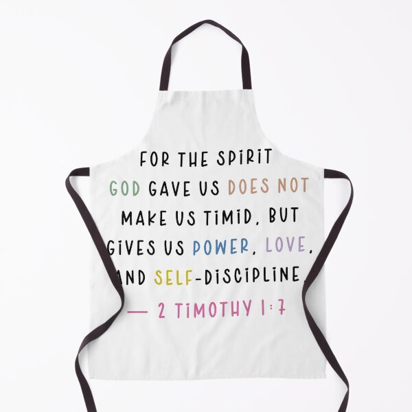 Item preview, For the Spirit God gave us does not make us timid, but gives us power, love, and self-discipline. 2 Timothy 1:7 designed and sold by successmom.