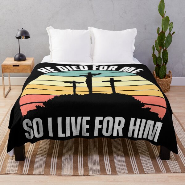 Item preview, He Died for Me So I Live for Him - Christian Faith Statement designed and sold by Lillyamstronger.