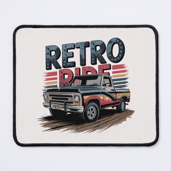 Item preview, Vintage Pickup Truck T-shirt, Retro Ride Tee, Classic Vehicle Graphic, Stars and Stripes Shirt, Muddy Road Top, Unisex Tee, Americana Shirt, designed and sold by benjyjump.