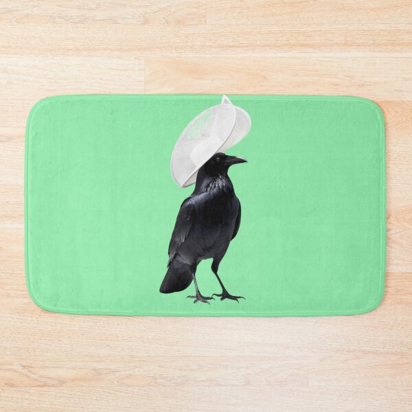 Item preview, A black crow in a white hat designed and sold by Polanska.
