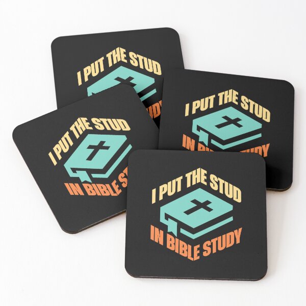 Item preview, I Put the Stud in Bible Study - Fun Christian Statement designed and sold by Lillyamstronger.