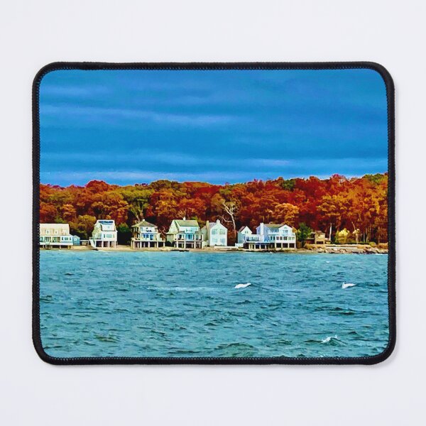 Item preview, Compo Beach Westport, CT - Sam's Seascape Series Houses designed and sold by GiftsbyNaomi.
