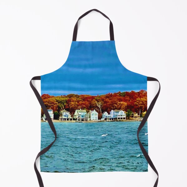Item preview, Compo Beach Westport, CT - Sam's Seascape Series Houses designed and sold by GiftsbyNaomi.