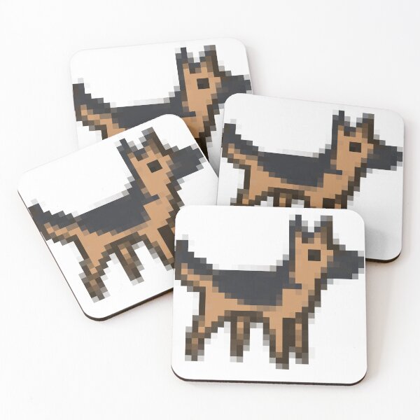 Item preview, Pixel German Shepherd designed and sold by Iyuda.