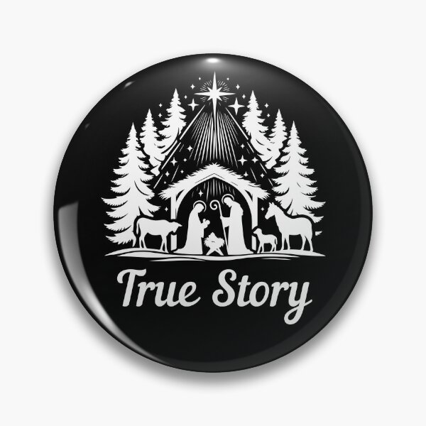 Item preview, True Story Christmas Nativity Jesus Christian In the Words of Truth Men Women Kids designed and sold by WAB Garb.