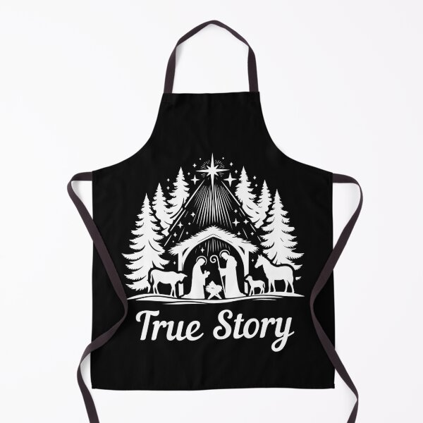 Item preview, True Story Christmas Nativity Jesus Christian In the Words of Truth Men Women Kids designed and sold by WAB Garb.