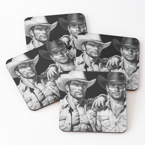 Item preview, Cowboys Gay Pride Graphic Design designed and sold by ItsAKinkThing.