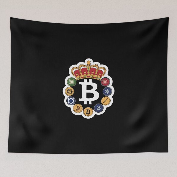 Item preview, Bitcoin Storm Embracing Market Waves designed and sold by RadDeck.