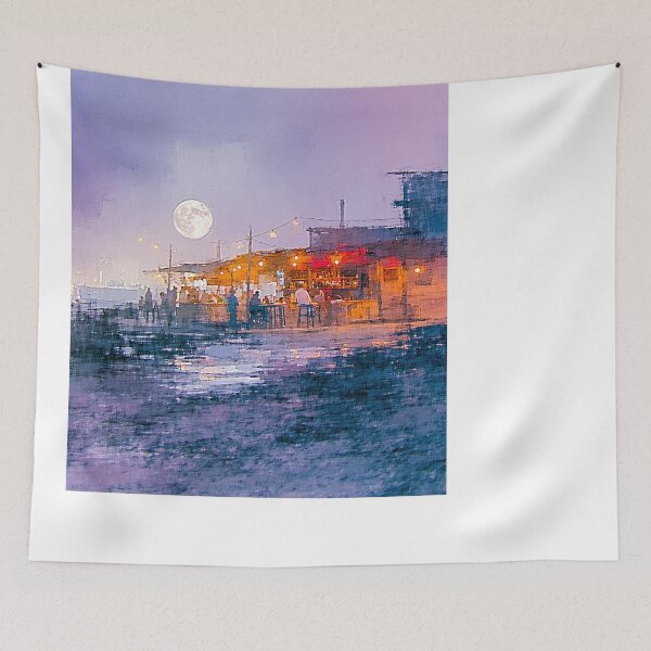 Item preview, Moons Glimmer Coastal Gathering designed and sold by PanoramaPrints.