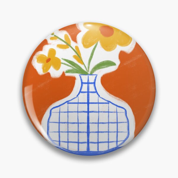 Item preview, Ethereal blooms - An abstract floral vase  designed and sold by Tanuja  Sharma.