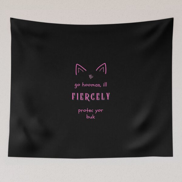 Item preview, Protective Cat (black and pink) designed and sold by ProsetoPrint.