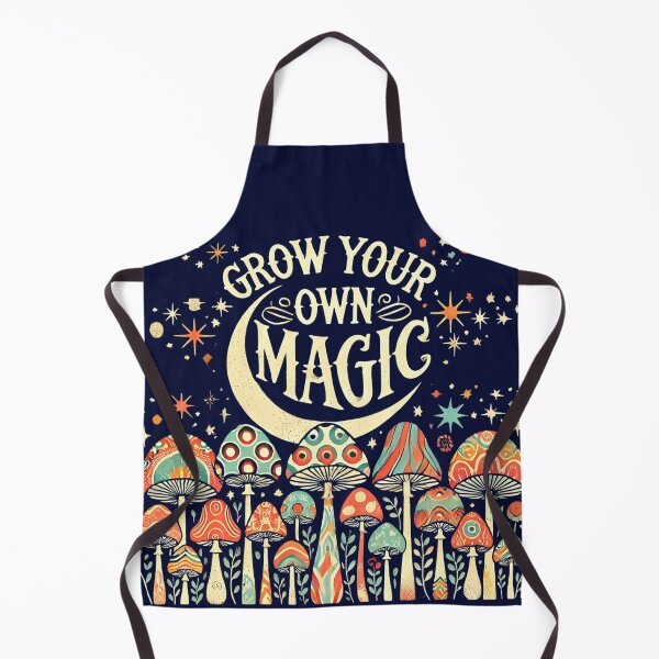 Item preview, Grow Your Own Magic - Retro Mushroom Art designed and sold by M22--.