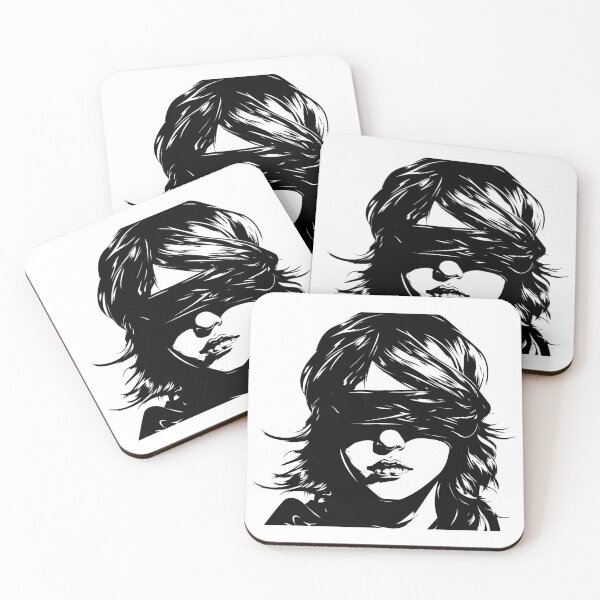 Item preview, Blindfolded Person Fantasy Game Sensual Woman Captive designed and sold by inkoutninja.