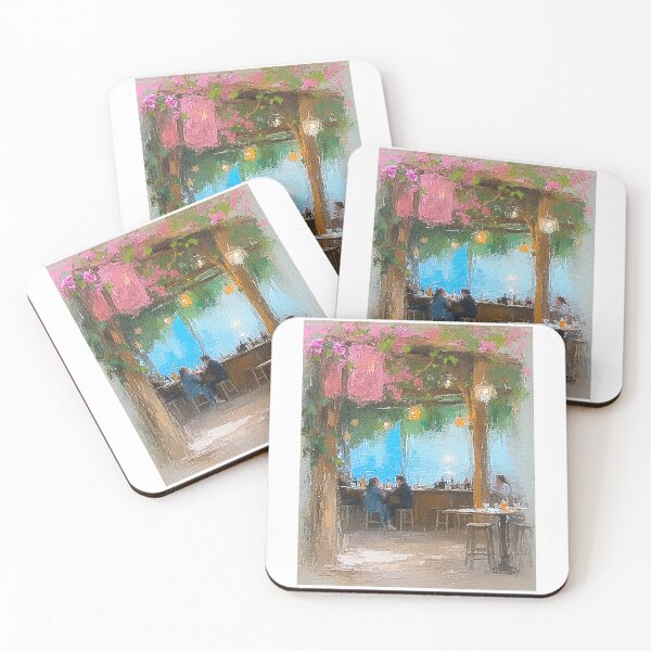 Item preview, Twilight Bar: Waves and Skyscrapers designed and sold by PanoramaPrints.