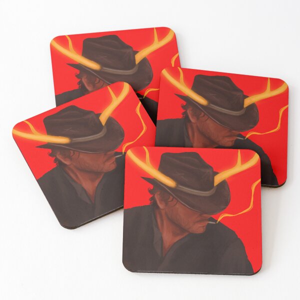Item preview, Arthur Morgan with deer antlers designed and sold by alexlovecowboys.