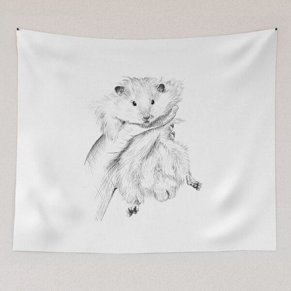 Item preview, Cute Fluffy Hamster Friend designed and sold by quintilisart.