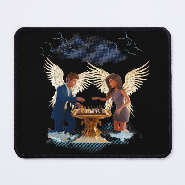 Item preview, Archangels Playing Chess in Heaven designed and sold by DivineHaven.