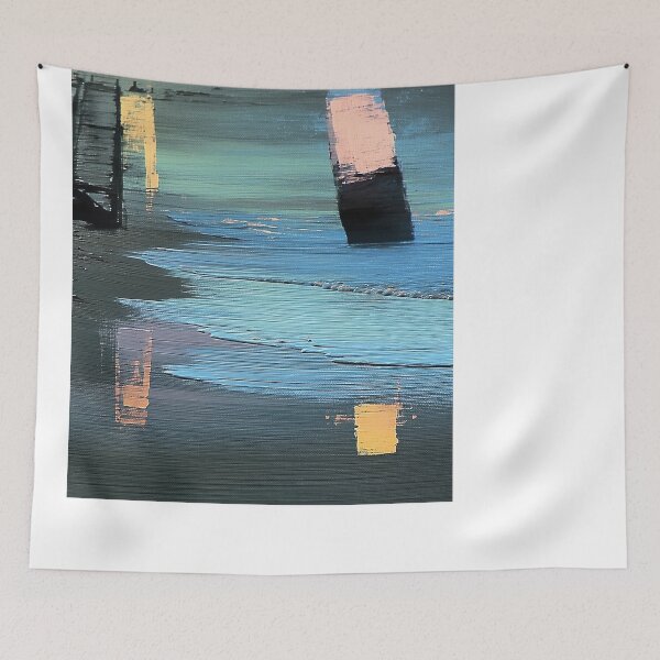 Item preview, Steel Shadows at Moonlit Beach designed and sold by PanoramaPrints.