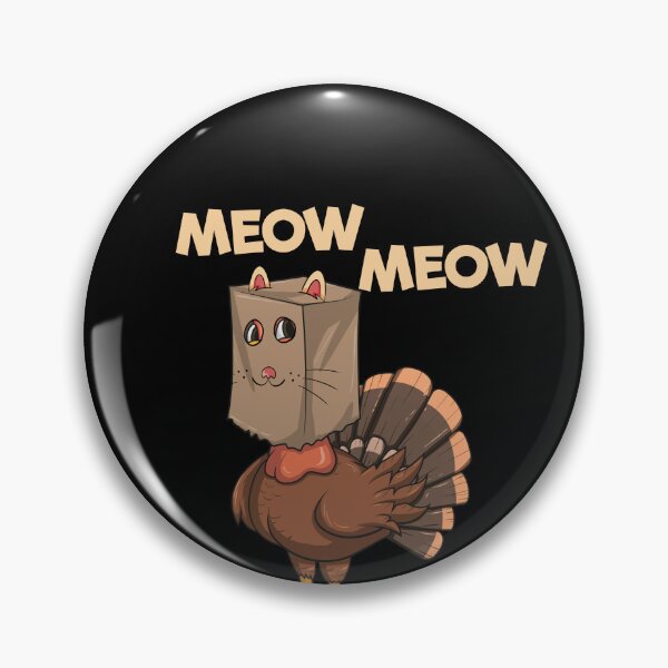 Item preview, Turkey Cat Meow Meow Funny Thanksgiving Turkey Cat Gear designed and sold by DynamicDesign.