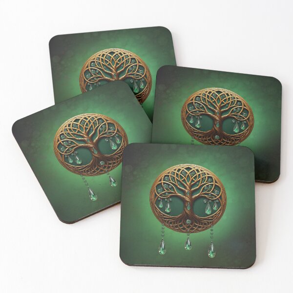 Item preview, Stylized tree of life set in an elegant, round frame designed and sold by nicky2342.