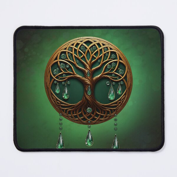 Item preview, Stylized tree of life set in an elegant, round frame designed and sold by nicky2342.