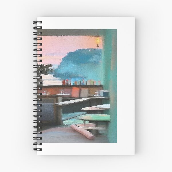 Item preview, Seaside Serenity City Lights designed and sold by PanoramaPrints.