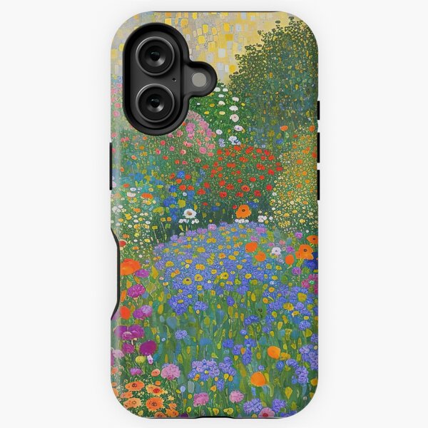 Aperçu de l'œuvre Jardin de fleurs Gustav Klimt créée et vendue par maniacfitness.