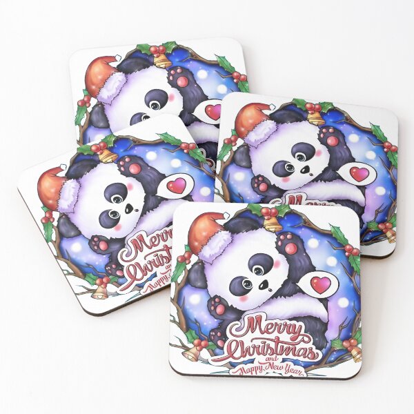 Item preview, Adorable Panda’s Merry Christmas & New Year designed and sold by DraapFashion.