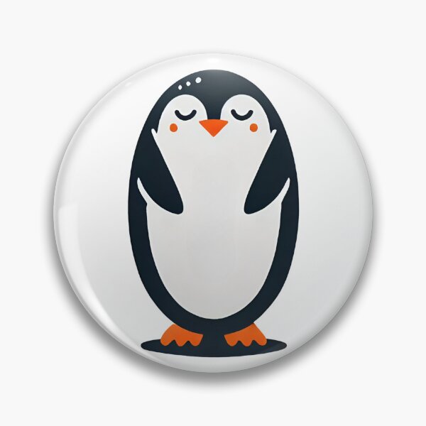 Item preview, Minimalist Meditating Penguin designed and sold by CyberPeakZ.