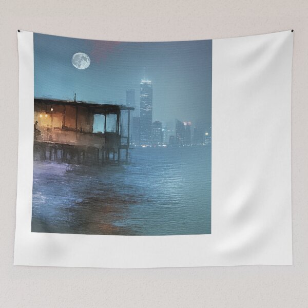 Item preview, Serene Pier Nightscape designed and sold by PanoramaPrints.
